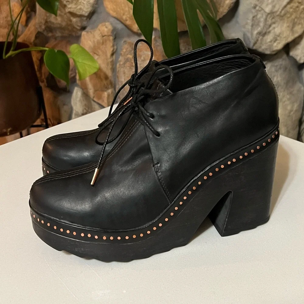 RAG & BONE Inez Desert Clog Boots Size 9 - Picture 3 of 15